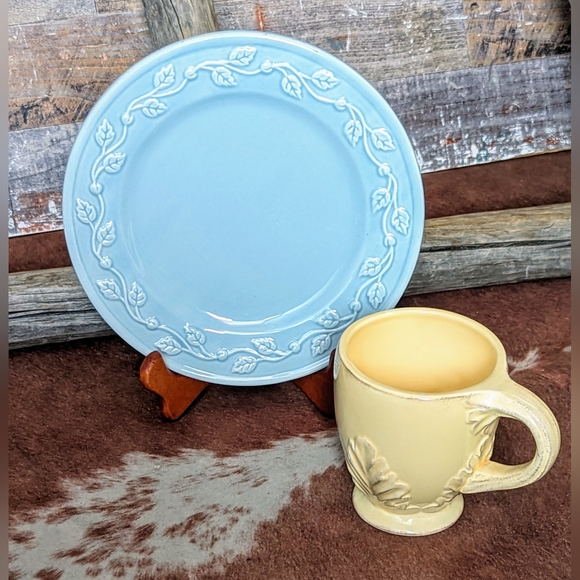 Vintage Country Gate Dessert Plate and Mug Bundle - Picture 3 of 8
